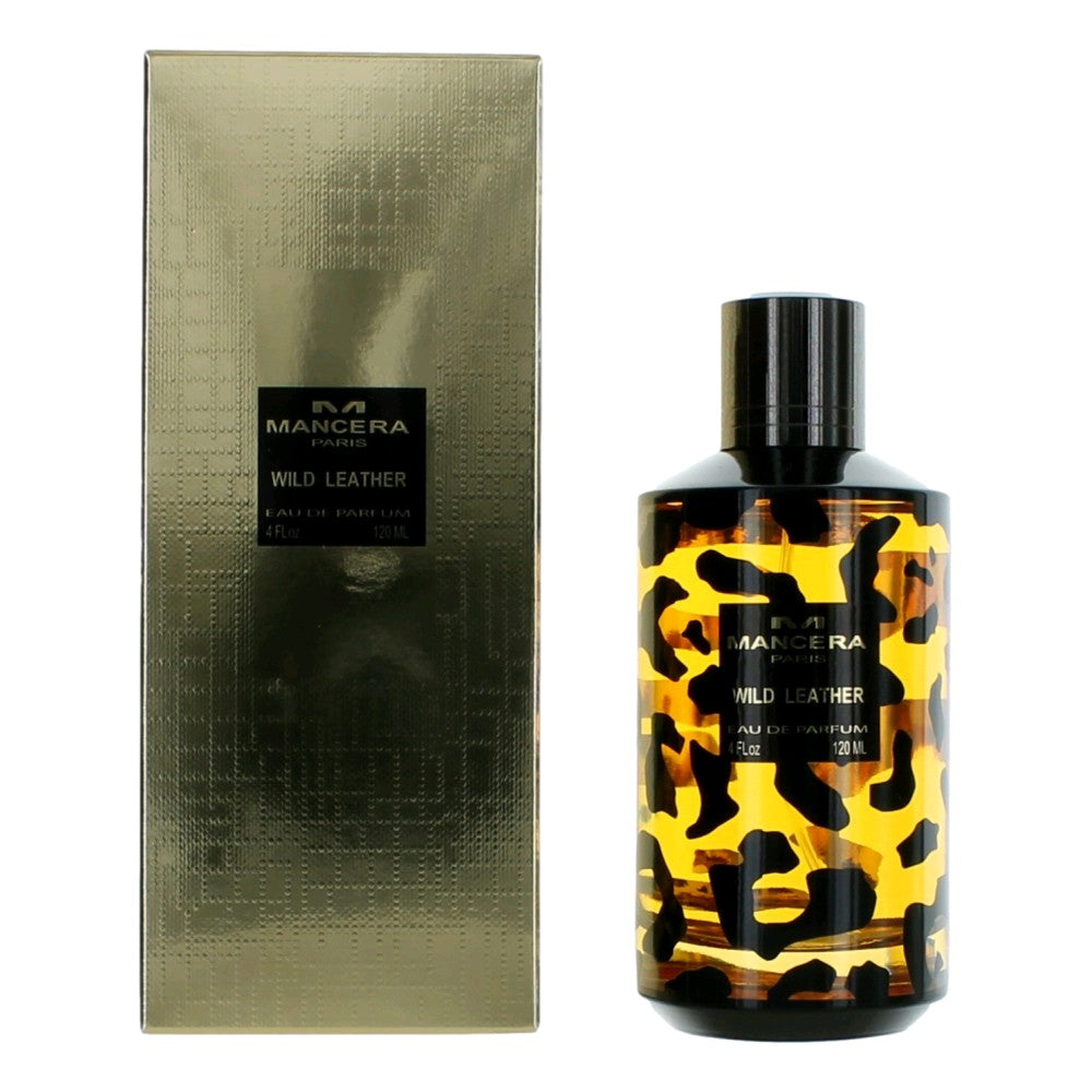 Bottle of Mancera Wild Leather by Mancera, 4 oz Eau De Parfum Spray for Unisex